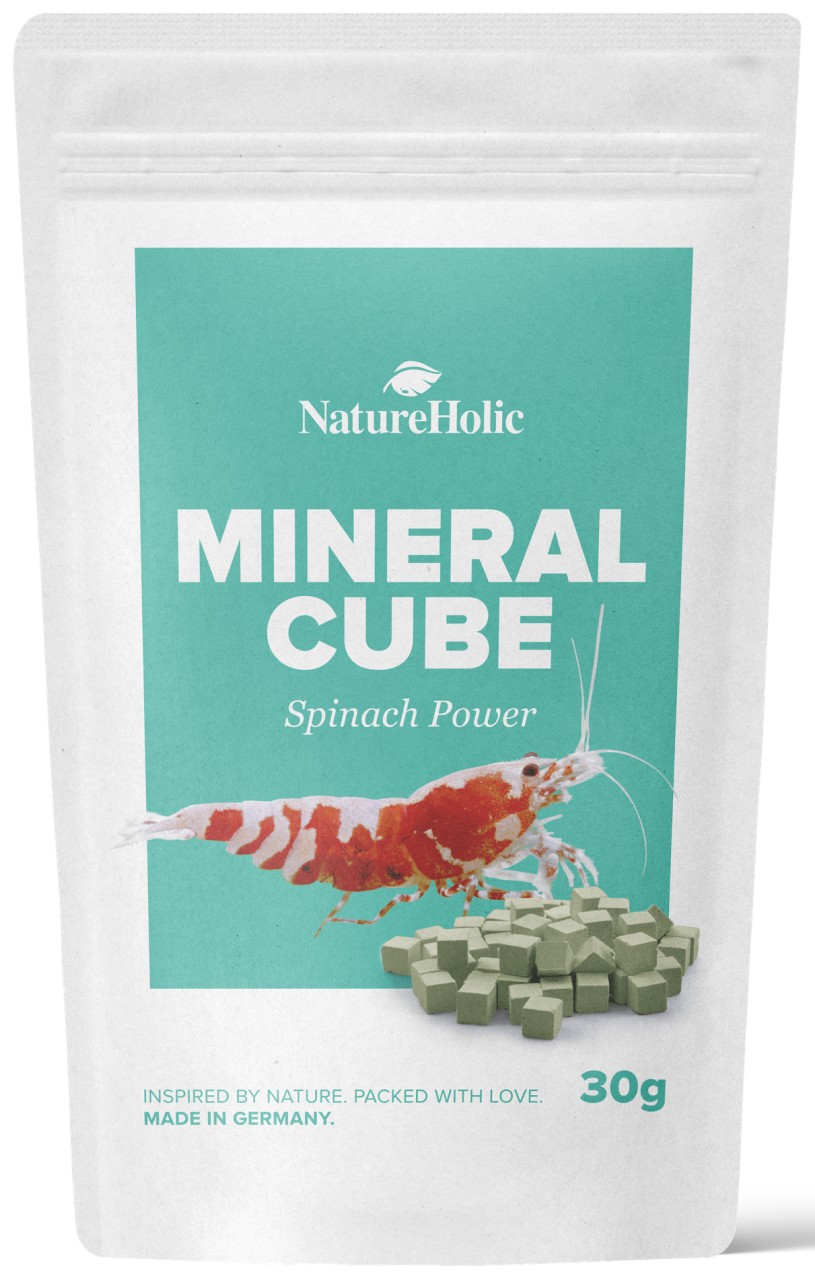 NatureHolic - MineralCube "Spinat Power" - 47ml - Mineralversorgung + Ferienfutter
