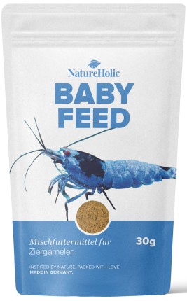 NatureHolic - Babyfeed Aufzuchtgarnelenfutter - 30g